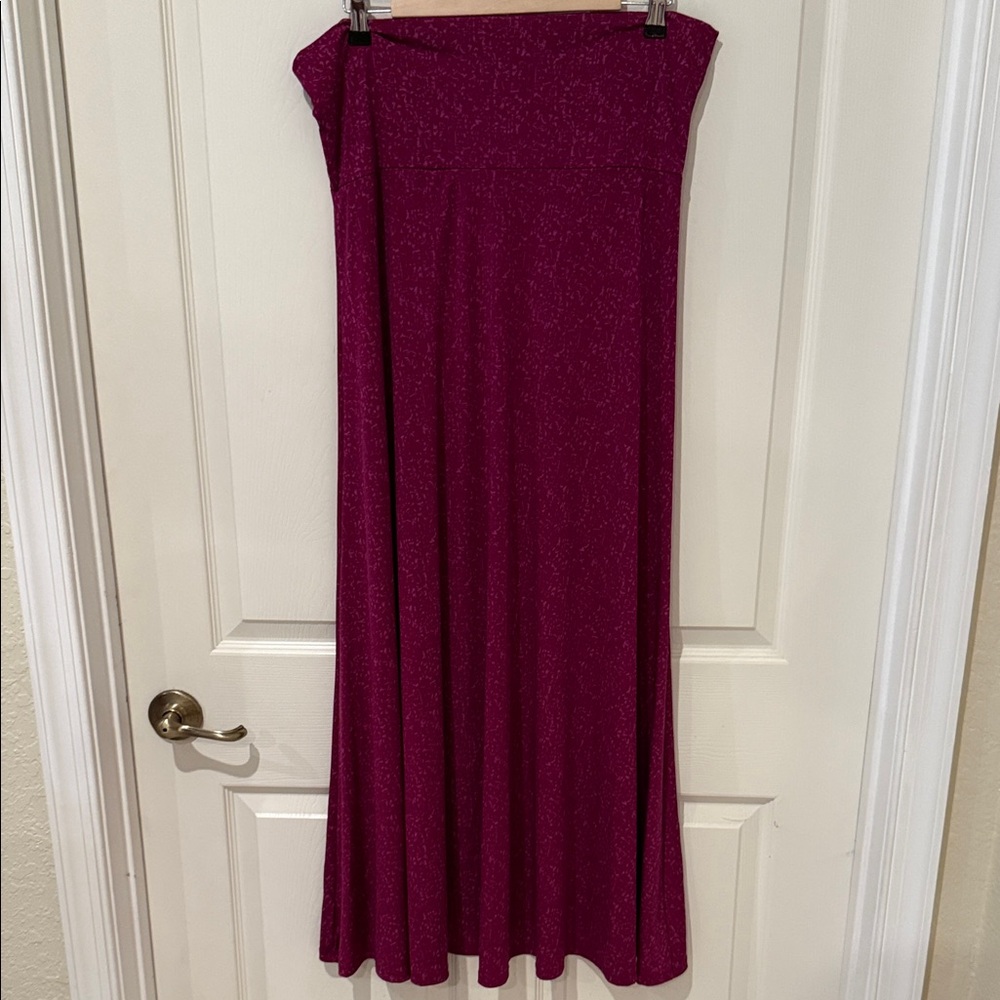 Women's Sparkle Maxi Skirt - Fuchsia